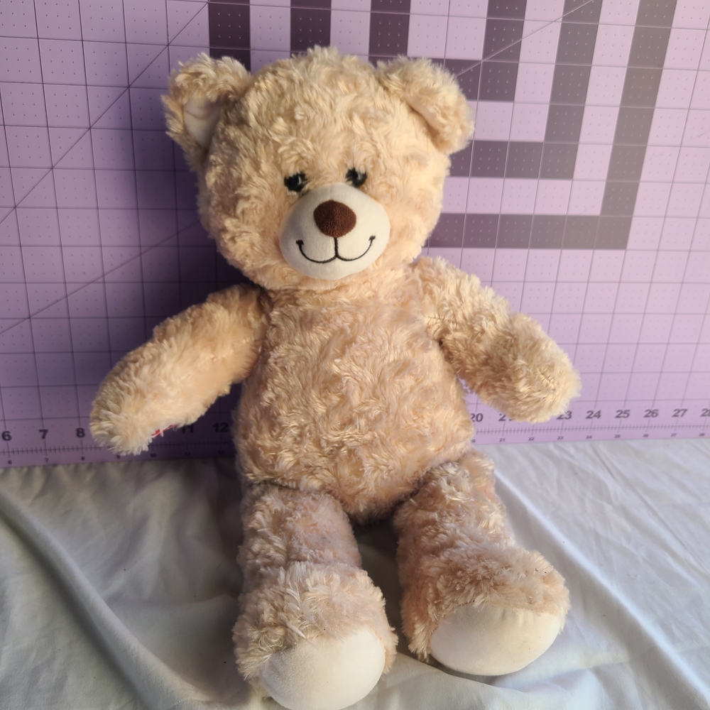 Build-A-Bear Happy Hugs Teddy Cream and White Plush Toy BAB